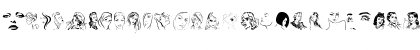 Woman Faces Regular Font Woman Faces Regular Font