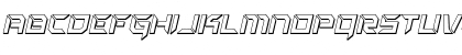 Zero Prime 3D Italic Italic Font
