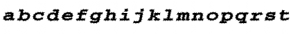 Chisel-Spiked-Extended Italic Font
