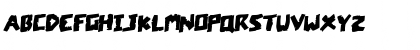 Coffin Stone Staggered Rotalic Italic Font