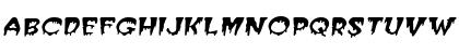 Creepy-Extended Italic Font