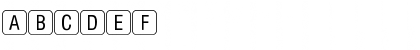Dartworth Letter Keys Regular Font