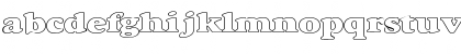 Dover Hvy Hollow Wide Regular Font