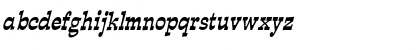 Expose-Condensed Italic Font