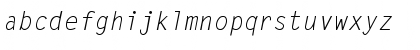 LetterGothic-Italic Regular Font