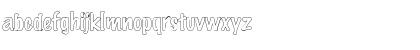 Marker-Hollow Normal Font