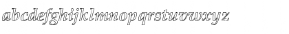 Palatino-BoldItalic Hollow Regular Font Palatino-BoldItalic Hollow Regular Font
