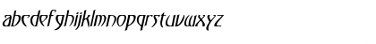 Saga-Condensed Italic Font