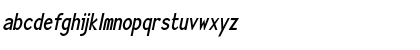 Sensor-Condensed Bold Italic Font