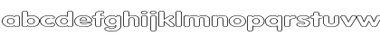 Tubular Hollow Ex Regular Font