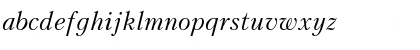 Voltaire Italic Regular Font
