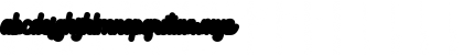 Hellytail Shadow Regular Font