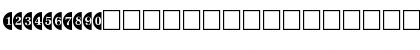 CircledNumbers Bold Font CircledNumbers Bold Font