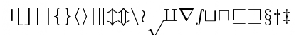 cmsy7 Regular Font cmsy7 Regular Font