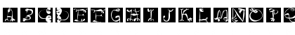 CircusBoldSquaresInvers Regular Font