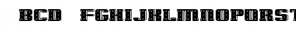 IronCladBoltedRaised SW Regular Font