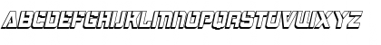 Bombardment 3D Italic Font