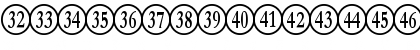 Numberpile Reversed Font