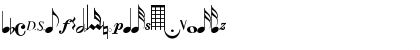 PGMusic F Regular Font PGMusic F Regular Font