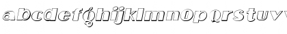 Aafia 3D Italic Font