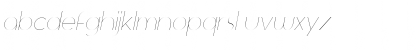 Aspergit Light Italic Font Aspergit Light Italic Font