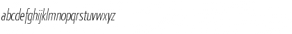 Verlag Compressed Extra Light Italic Font Verlag Compressed Extra Light Italic Font