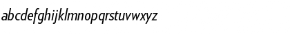 Verlag Condensed Book Italic Font