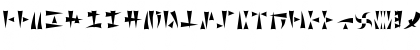 Ork Glyphs Normal Font