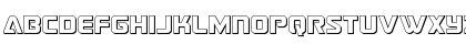 Astro Armada 3D Regular Font