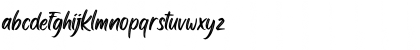Black Bones Personal Use Regular Font