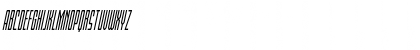 Blue Cobra Condensed Italic Regular Font