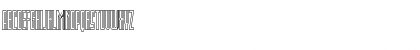 Blue Cobra Outline Regular Font