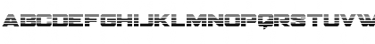 Bomber Escort Gradient Regular Font