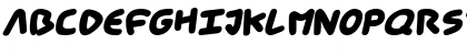 Cartoon Comic Italic Font Cartoon Comic Italic Font