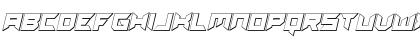 Dagger Dancer 3D Italic Regular Font Dagger Dancer 3D Italic Regular Font
