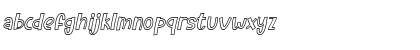 Dotuku Outline Italic Font