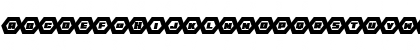 HeXkEy Expanded Italic Regular Font