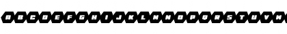 HeXkEy Solid Expanded Italic Regular Font