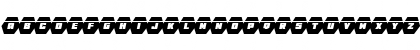 HeXkEy Solid Laser Italic Regular Font