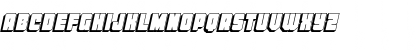 Homebase Super 3D Italic Regular Font