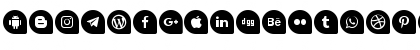 Icons Social Media 13 Regular Font Icons Social Media 13 Regular Font
