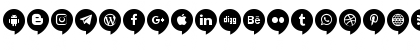 Icons Social Media 14 Regular Font Icons Social Media 14 Regular Font