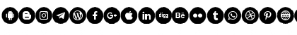Icons Social Media 4 Regular Font Icons Social Media 4 Regular Font