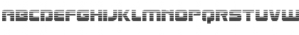 Laser Corps Gradient Regular Font