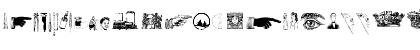 Monocracy Cuts and Clips Regular Font