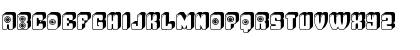 Observation Hollow 3D Regular Font