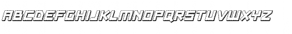 Obsidian Blade 3D Italic Italic Font