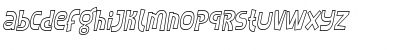 SHEROO Outline Italic Font
