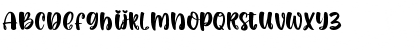 Strabela Moista Regular Font Strabela Moista Regular Font