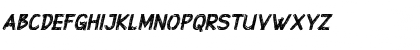 Superstition Rough Brush-DEMO Italic Font